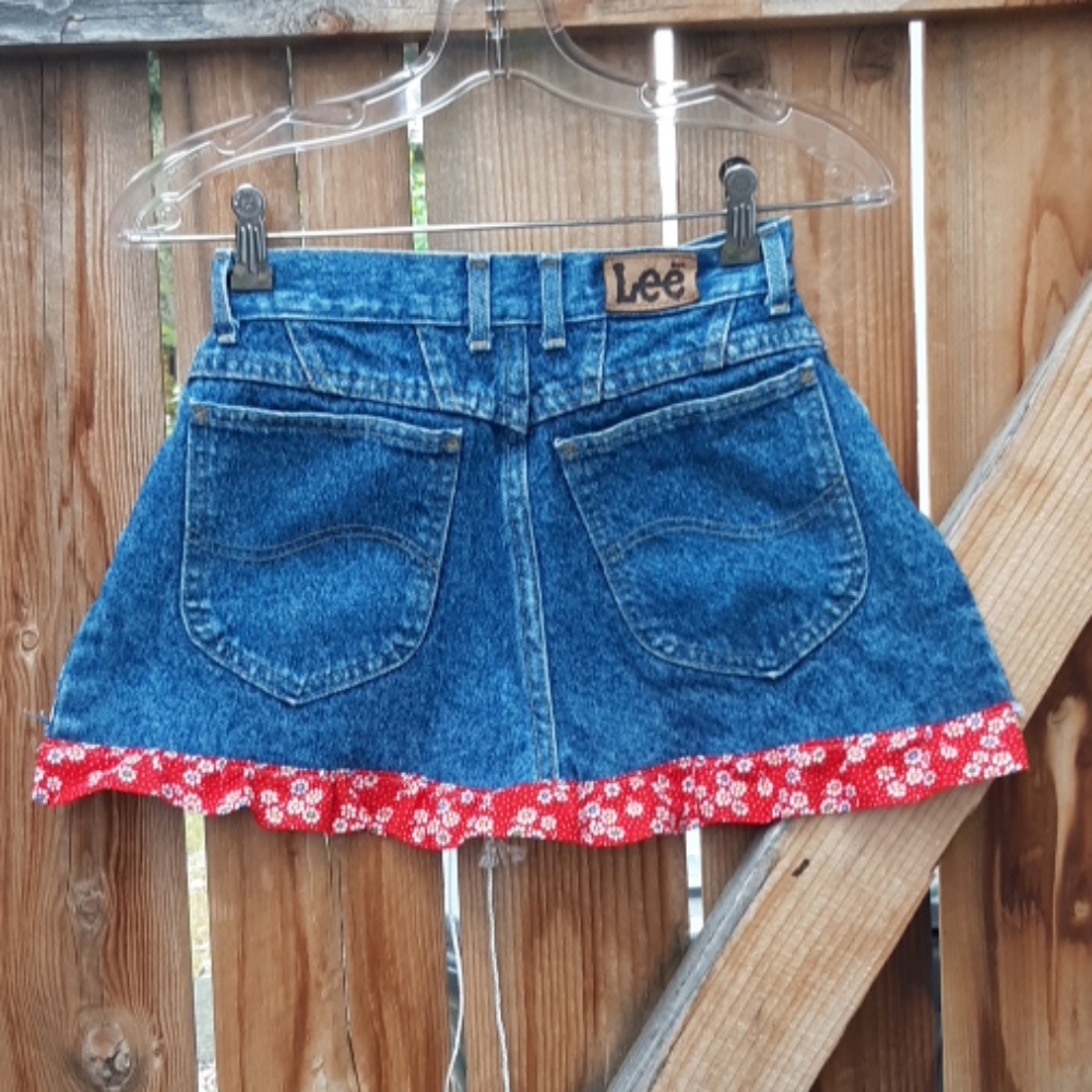 Vintage lee denim custom made apron